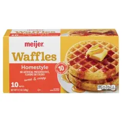 Meijer Homestyle Frozen Waffles