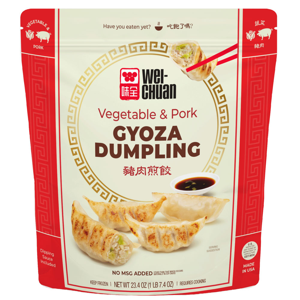 slide 1 of 2, Wei-Chuan Chicken & Pork Pre-steamed Dumpl, 1 lb