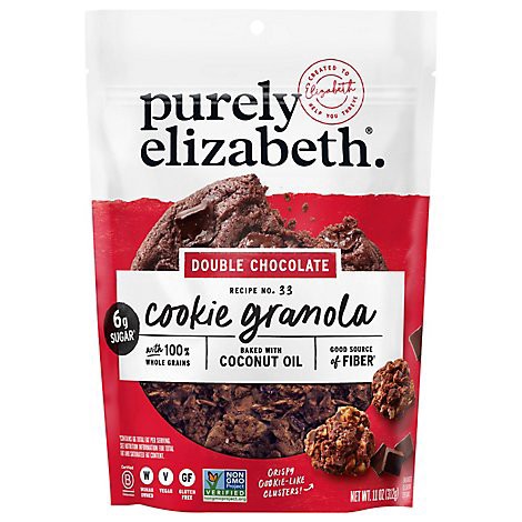 slide 1 of 1, Purely Elizabeth Cookie Granola Double Chocolate - 11 OZ, 11 oz