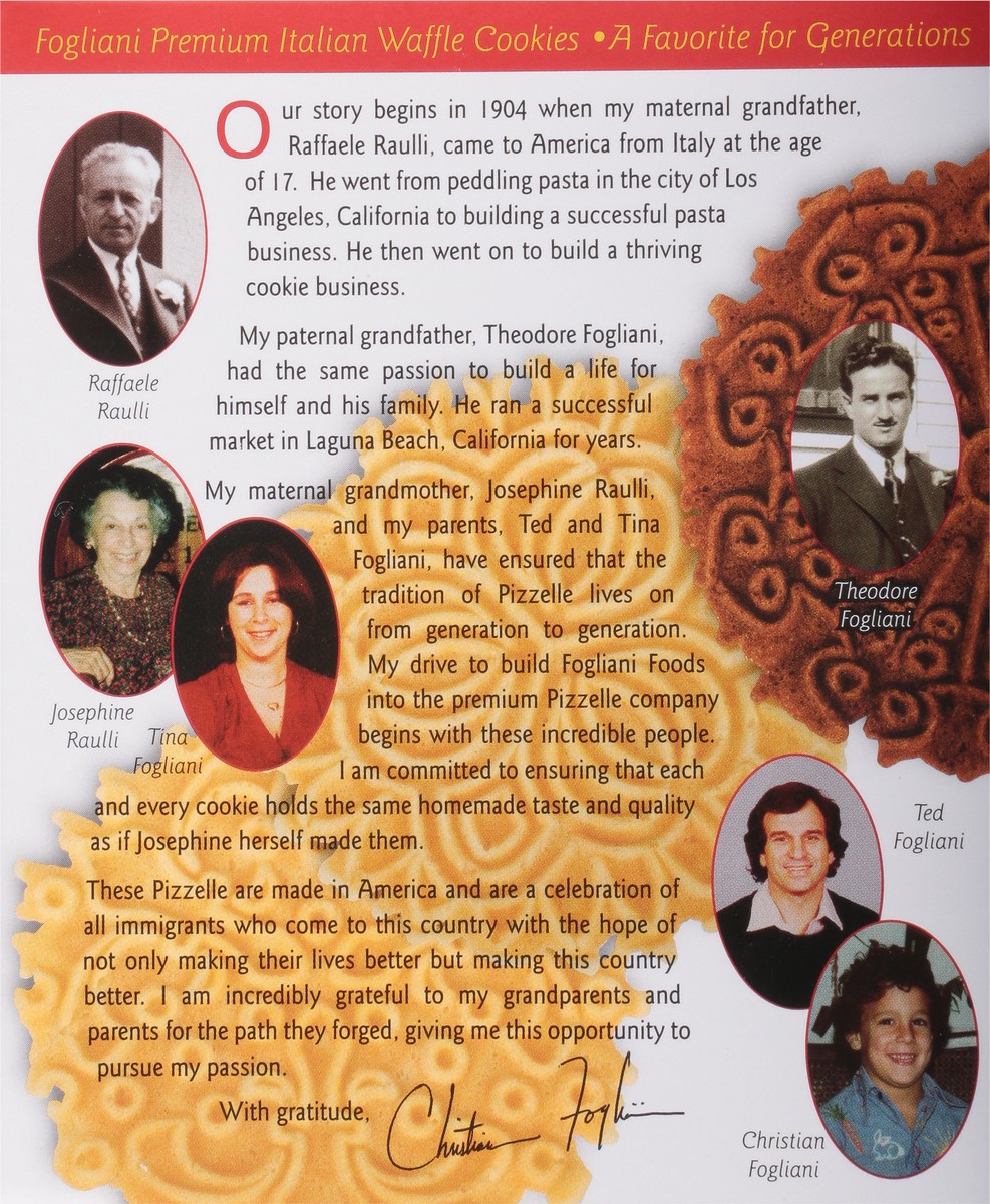 slide 7 of 9, Fogliani Chocolate Waffle Cookie 5 oz, 5 oz