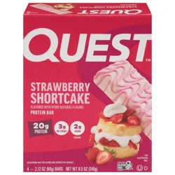 Quest Nutrition Protein Bars, Strawberry Shortcake, 4-2.12 Oz