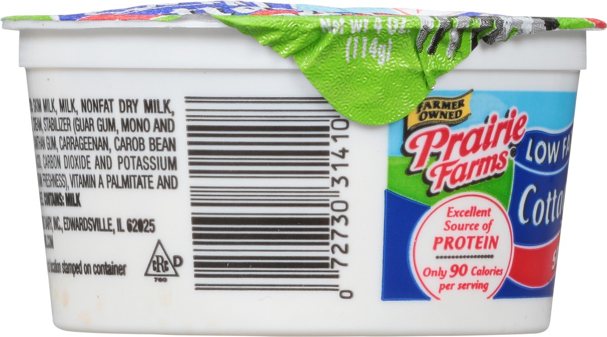 slide 6 of 9, Prairie Farms Low Fat 2% Milkfat Minimum Snack Cups Cottage Cheese 4 oz, 4 oz