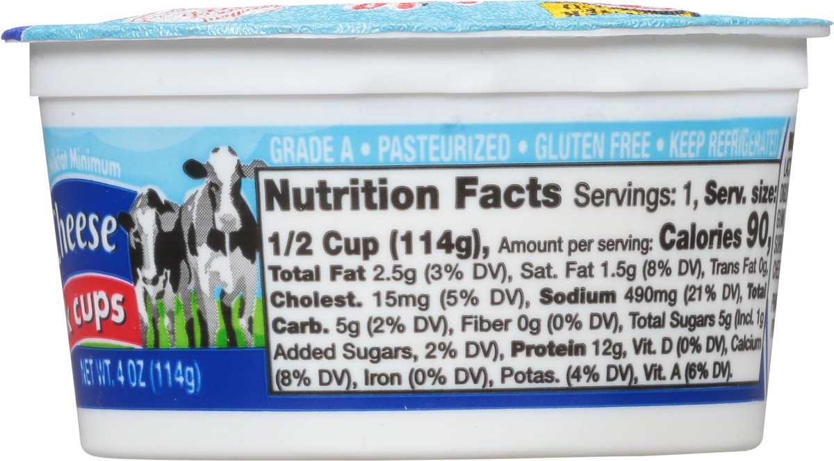 slide 5 of 9, Prairie Farms Low Fat 2% Milkfat Minimum Snack Cups Cottage Cheese 4 oz, 4 oz