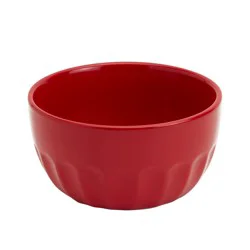 Tabletops Unlimited Mason Craft And More Stoneware Cafe Cereal Bowl - Red