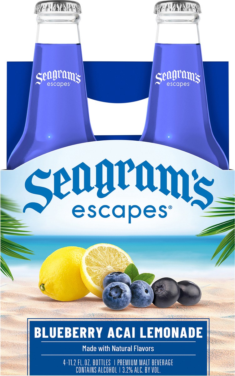 Seagram's Blueberry Acai Lemonade 4pk/11.2oz 4 ct Shipt