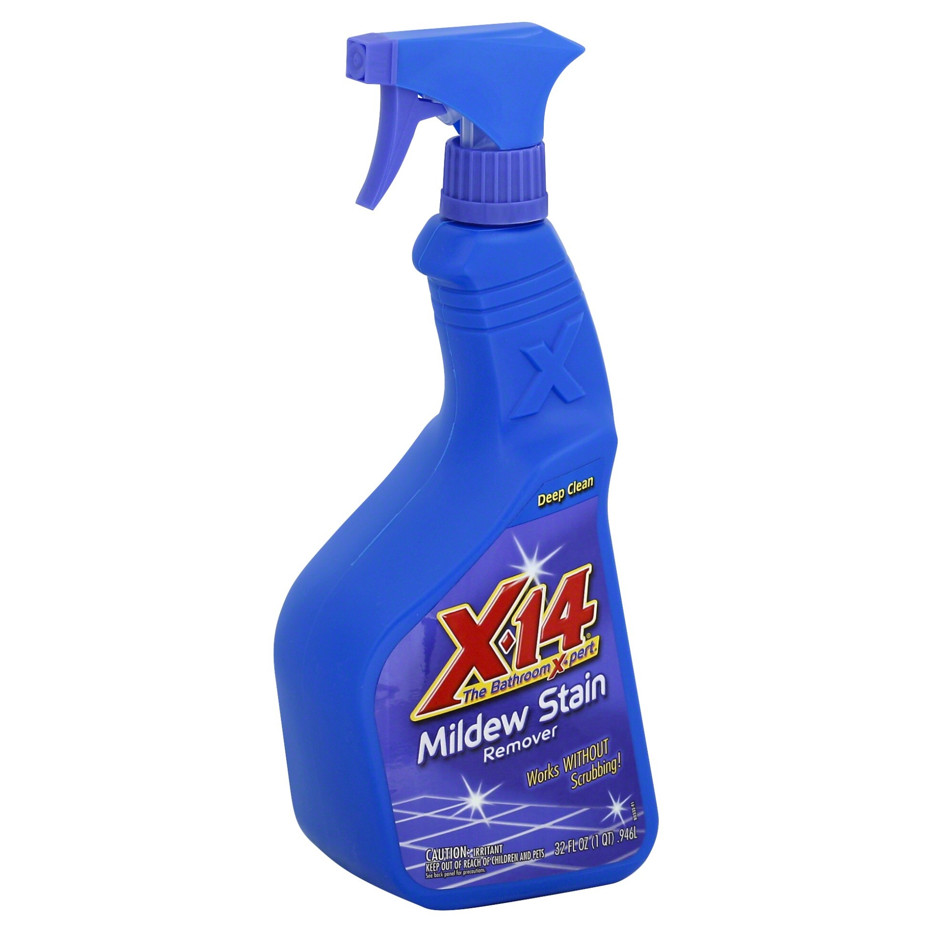 slide 1 of 1, X-14 Stain Remover with Bleach, 32 oz