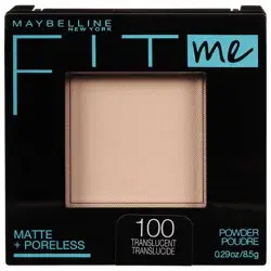 Maybelline Fit Me Matte + Poreless Pressed Powder - 100 Translucent - 0.29oz