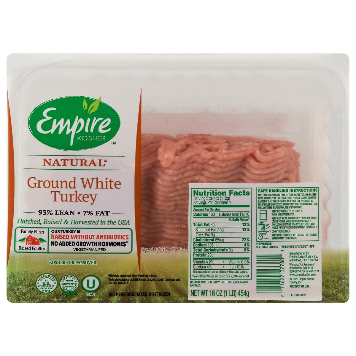 slide 1 of 13, Empire Ground White Turkey 16 oz, 16 oz