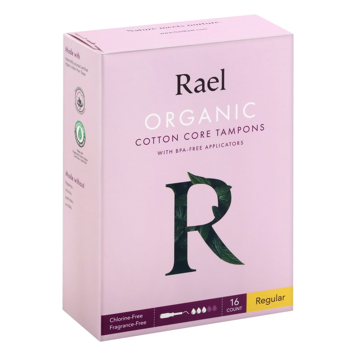 slide 5 of 9, Rael Regular Tampons 16 ea, 16 ct