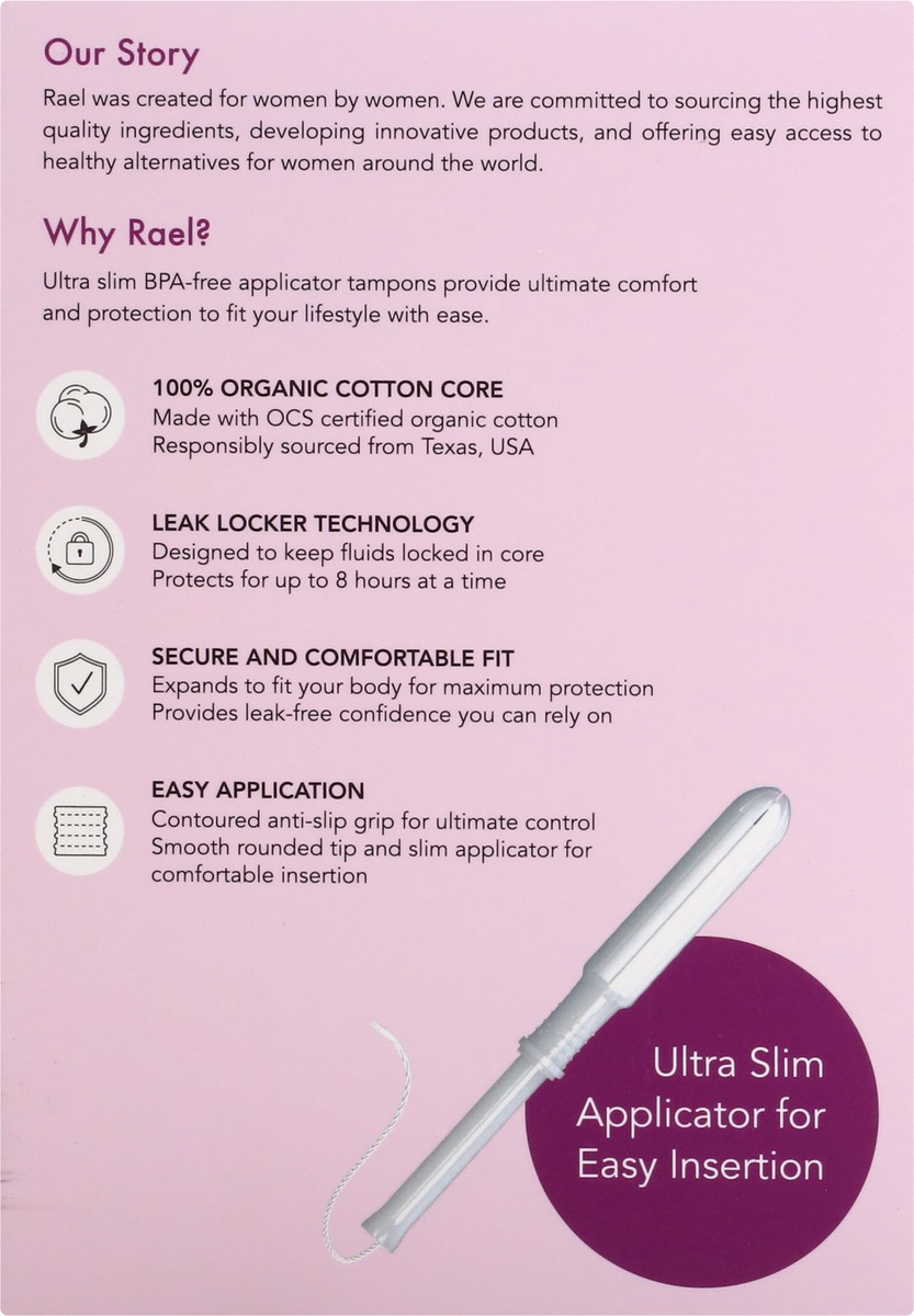 slide 2 of 9, Rael Regular Tampons 16 ea, 16 ct
