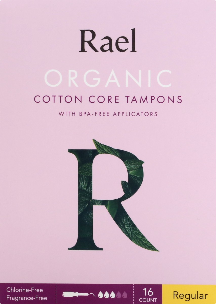 slide 8 of 9, Rael Regular Tampons 16 ea, 16 ct