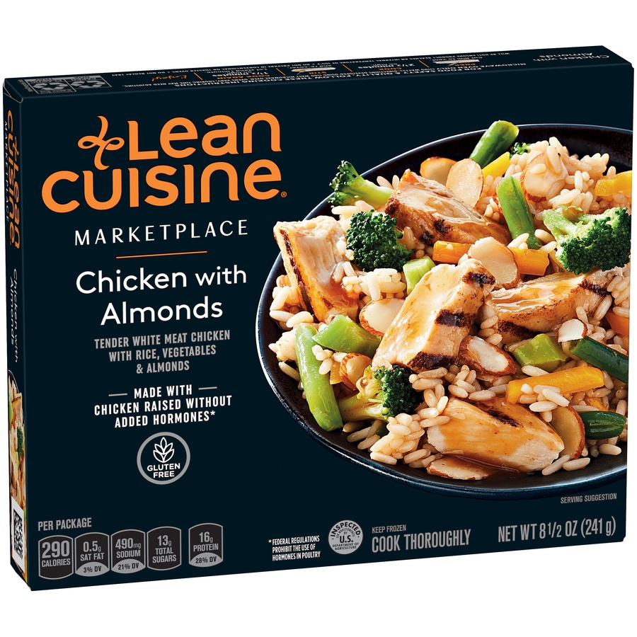 slide 2 of 8, Lean Cuisine Chicken With Almonds, 8.5 oz