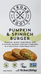 Strong Roots Pumpkin & Spinach Burger