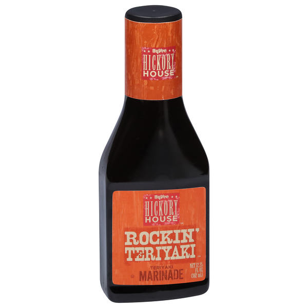slide 1 of 1, Hy-vee Rockin' Teriyaki Marinade, 12.25 fl oz