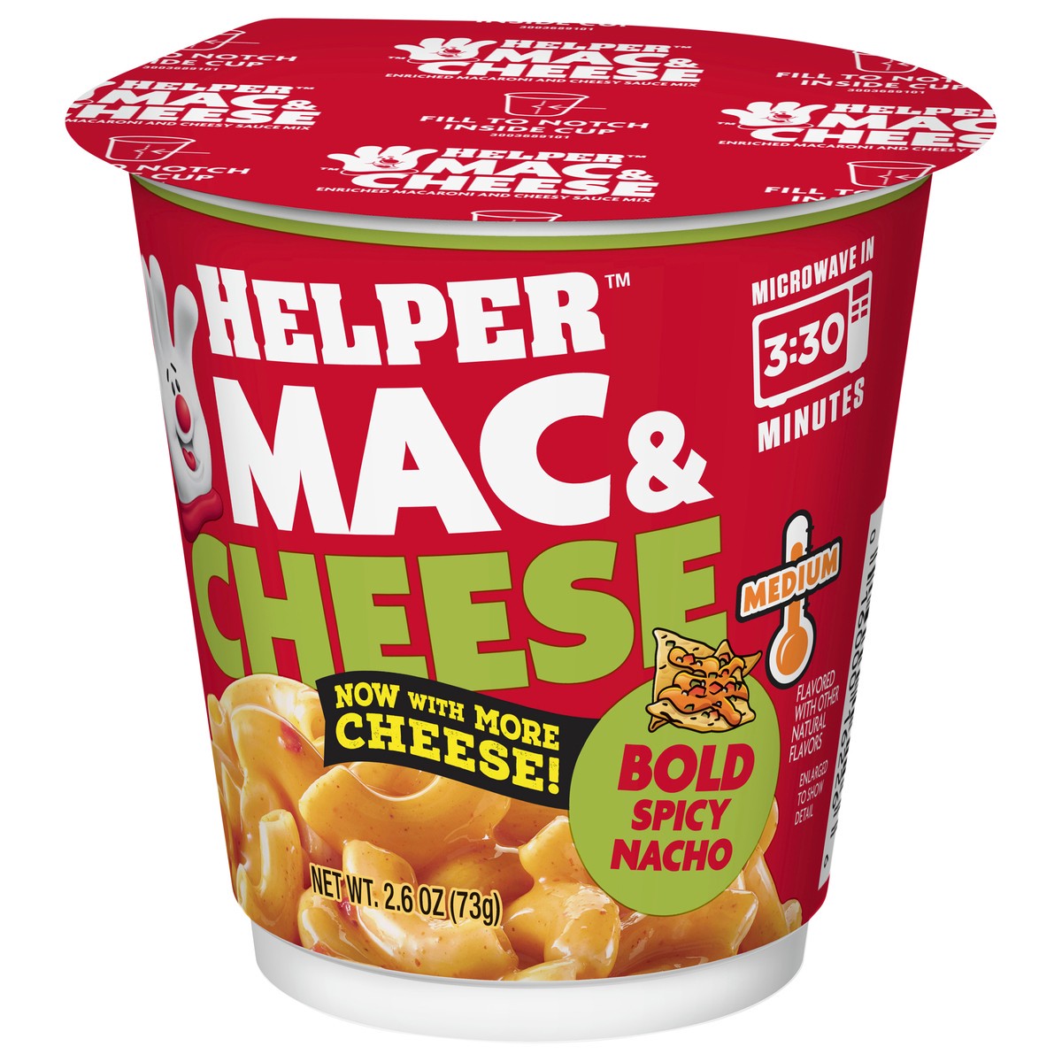 slide 3 of 13, Helper Medium Bold Spicy Nacho Mac & Cheese 2.6 oz Cup\Tub, 2.6 oz