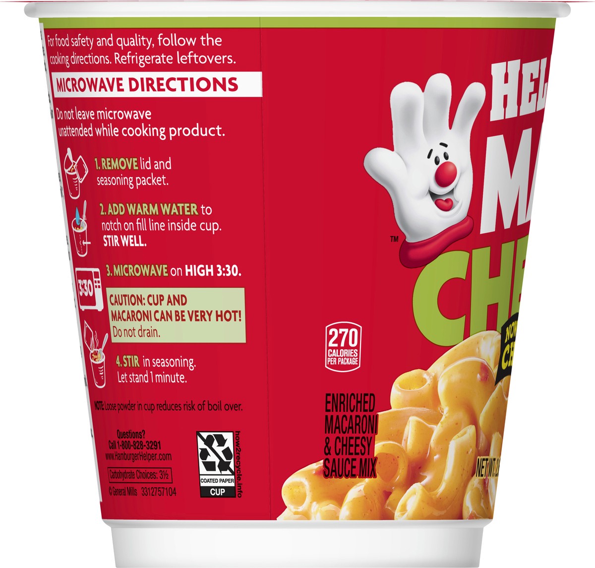 slide 2 of 13, Helper Medium Bold Spicy Nacho Mac & Cheese 2.6 oz Cup\Tub, 2.6 oz