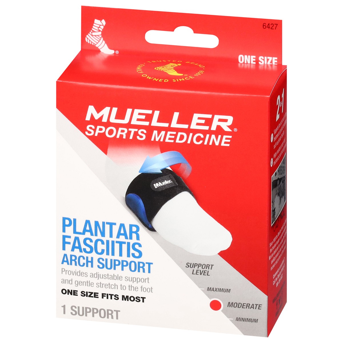 slide 5 of 11, Mueller One Size Plantar Fasciitis Arch Support One Size 1 ea, One Size