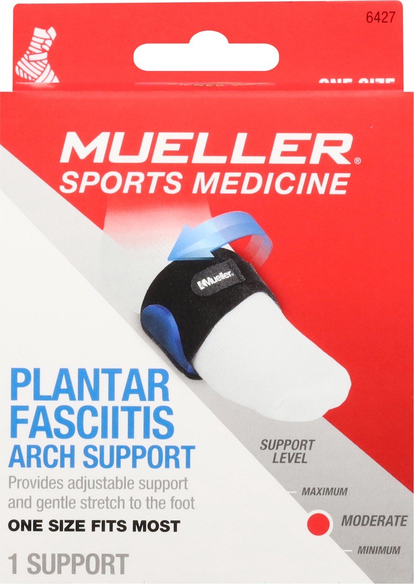 slide 10 of 11, Mueller One Size Plantar Fasciitis Arch Support One Size 1 ea, One Size