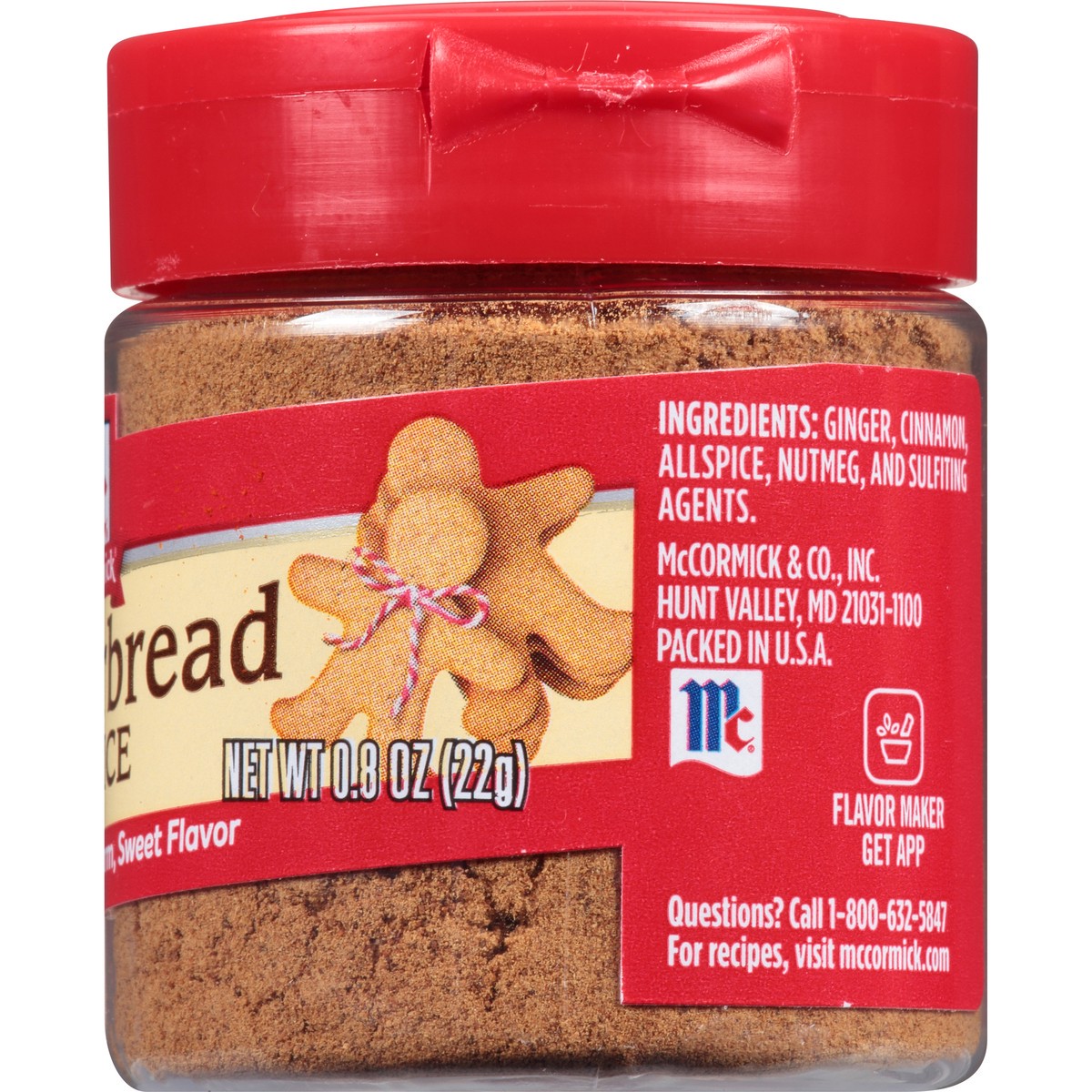 slide 8 of 11, McCormick Gingerbread Spice 0.8 oz. Shaker, 0.8 oz