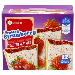 Se Grocers Frosted Strawberry Toaster Pastries 12 Ct