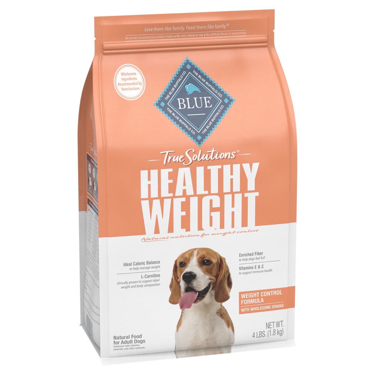 slide 3 of 9, BLUE Buffalo True Solutions Fit & Healthy Weight Control Adult Dog, 4 lb