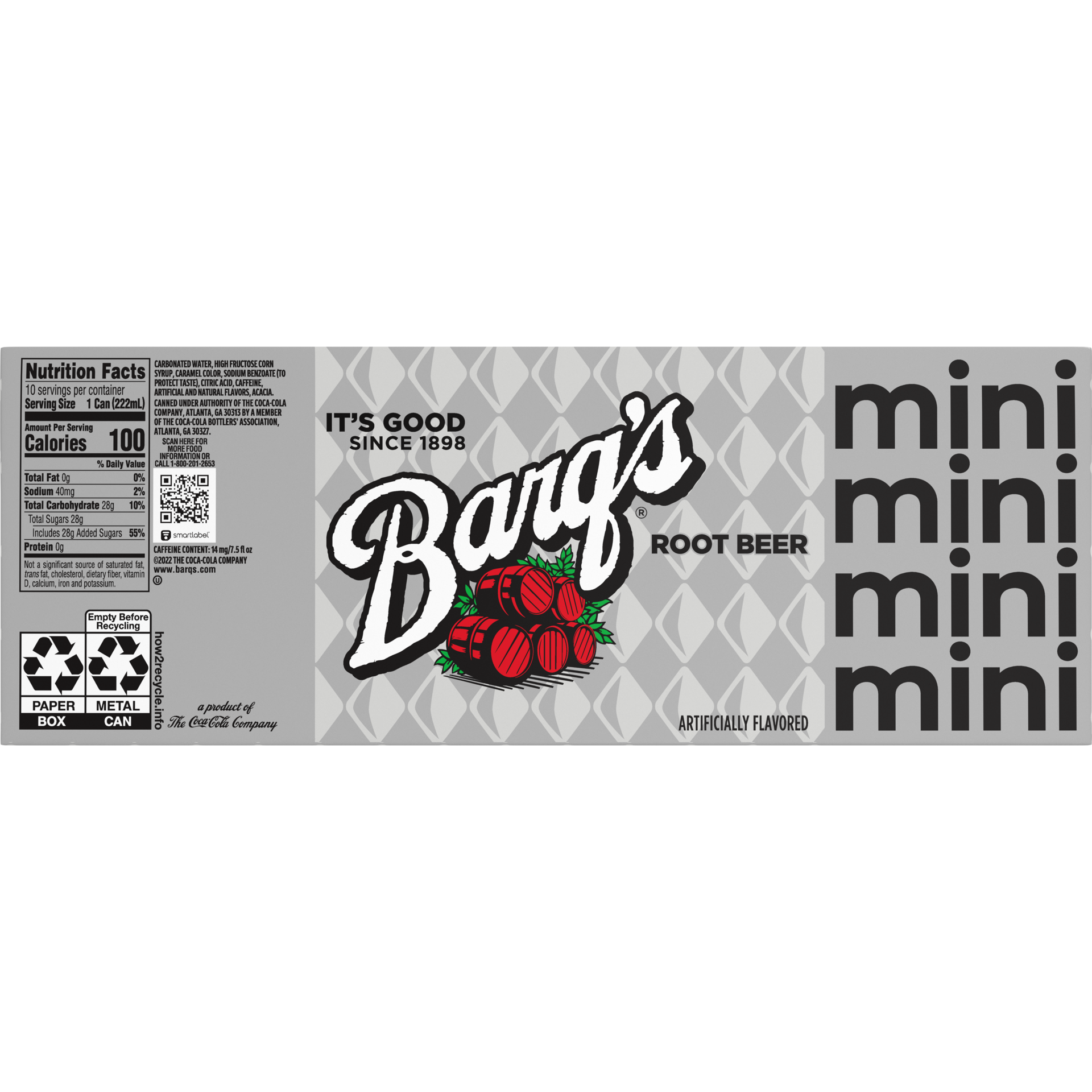 slide 4 of 5, Barq'S Barqs Rootbeer 7.5Oz 10Pk, 7.5 oz