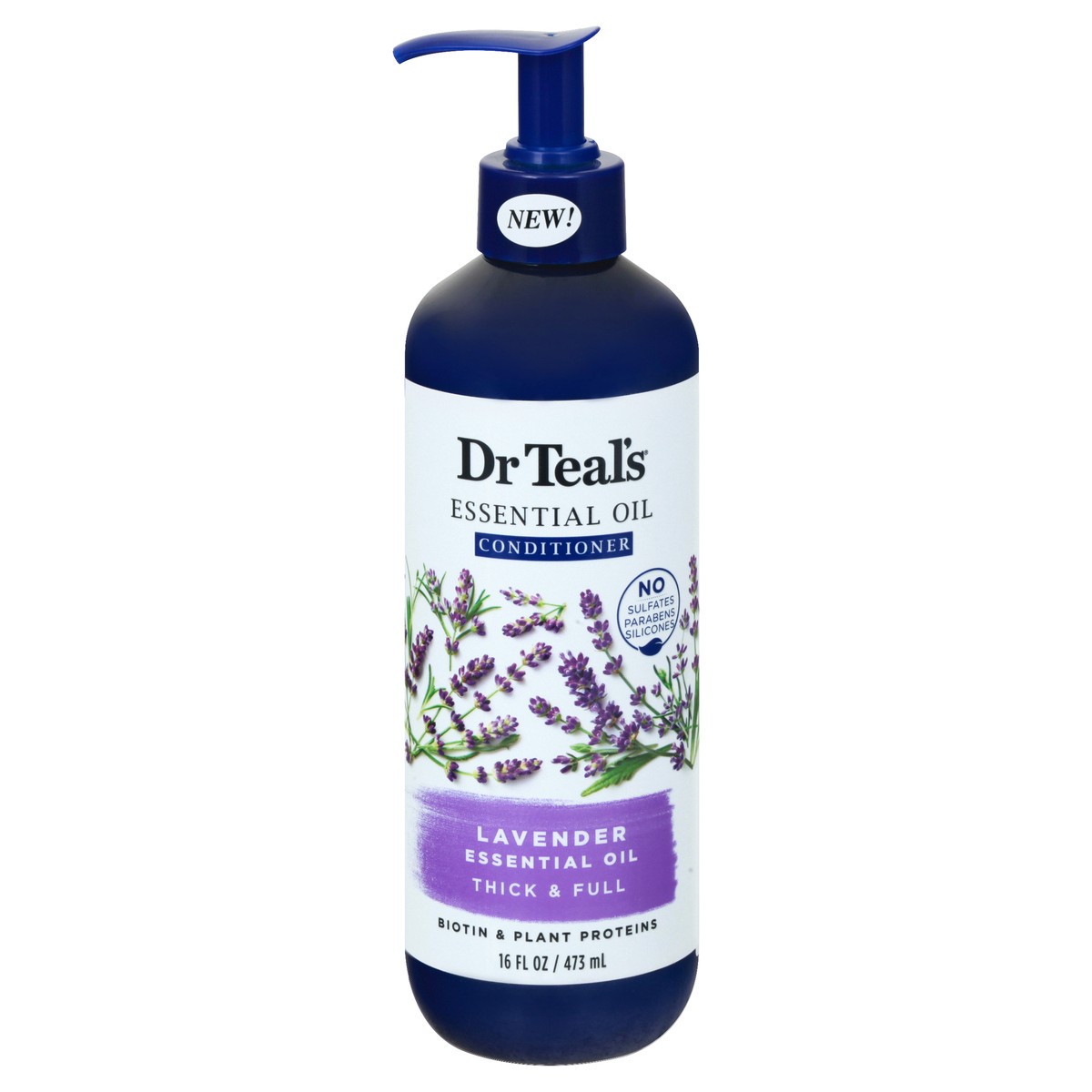 slide 9 of 12, Dr. Teal's Thick & Full Lavender Conditioner 16 oz, 16 oz