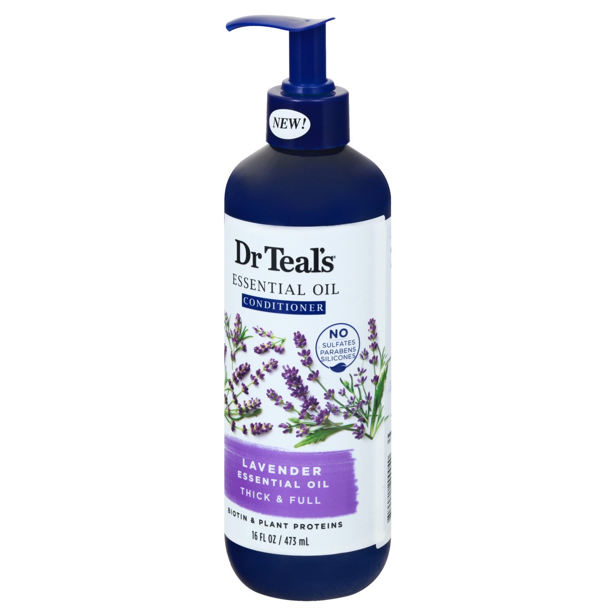 slide 11 of 12, Dr. Teal's Thick & Full Lavender Conditioner 16 oz, 16 oz