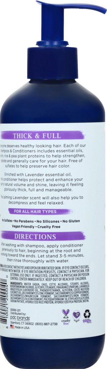 slide 3 of 12, Dr. Teal's Thick & Full Lavender Conditioner 16 oz, 16 oz