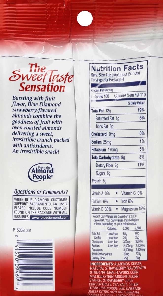 slide 2 of 6, Blue Diamond Almonds 4 oz, 4 oz