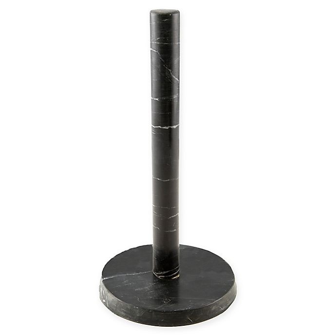 slide 1 of 1, Thirstystone Resources Marble Paper Towel Holder - Black, 1 ct