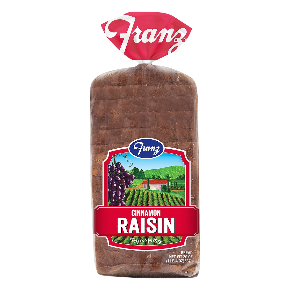 slide 1 of 1, Franz Raisin Bread, 20 oz