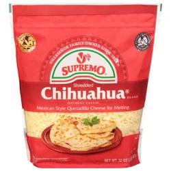 VV Supremo Chihuahua Quesadilla Style Shredded Cheese 32 oz