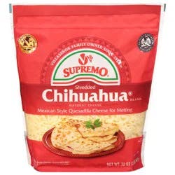 VV Supremo Chihuahua Quesadilla Style Shredded Cheese 32 oz