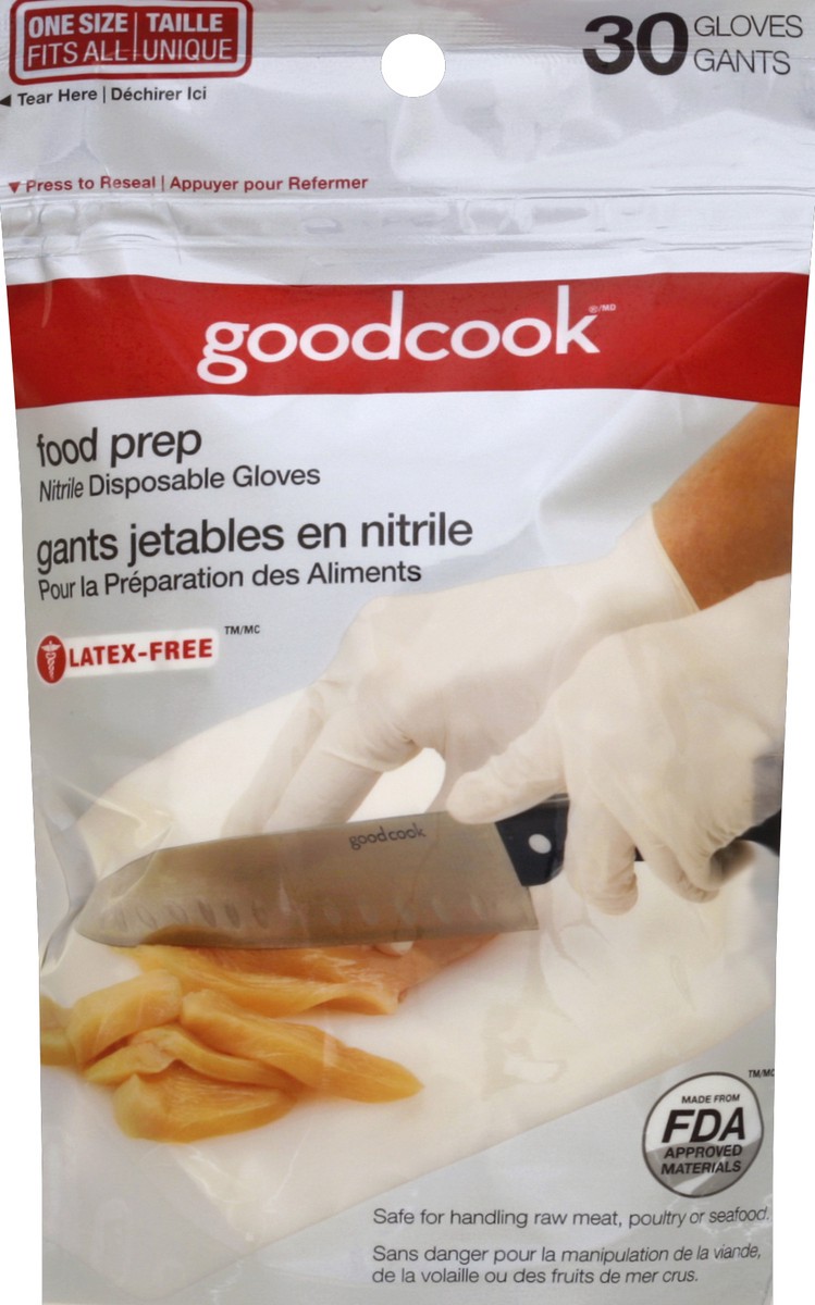 slide 1 of 3, Good Cook Disposable Food Prep Gloves, 30 ct