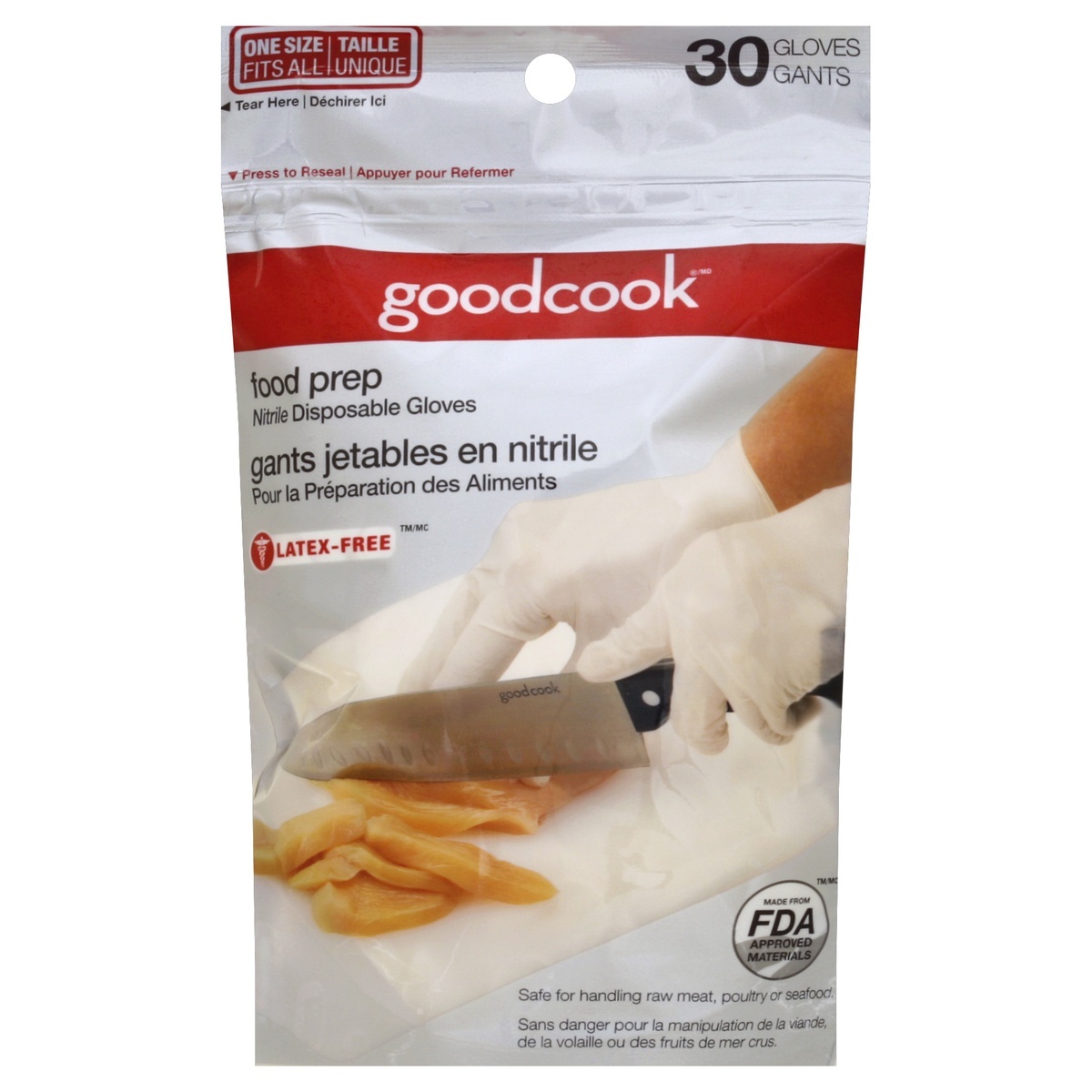 slide 1 of 1, Good Cook Disposable Food Prep Gloves, 30 ct