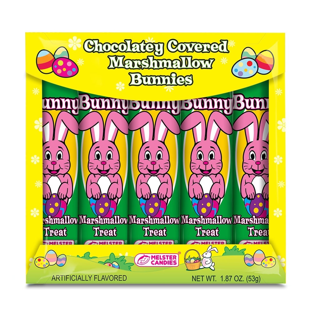 slide 1 of 1, Melster Chocolate Covered Marshallow Bunnies, 1.87 oz
