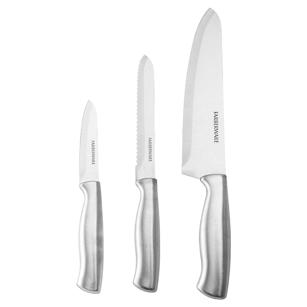 slide 1 of 1, Farberware Chef Knife Set, 3 ct