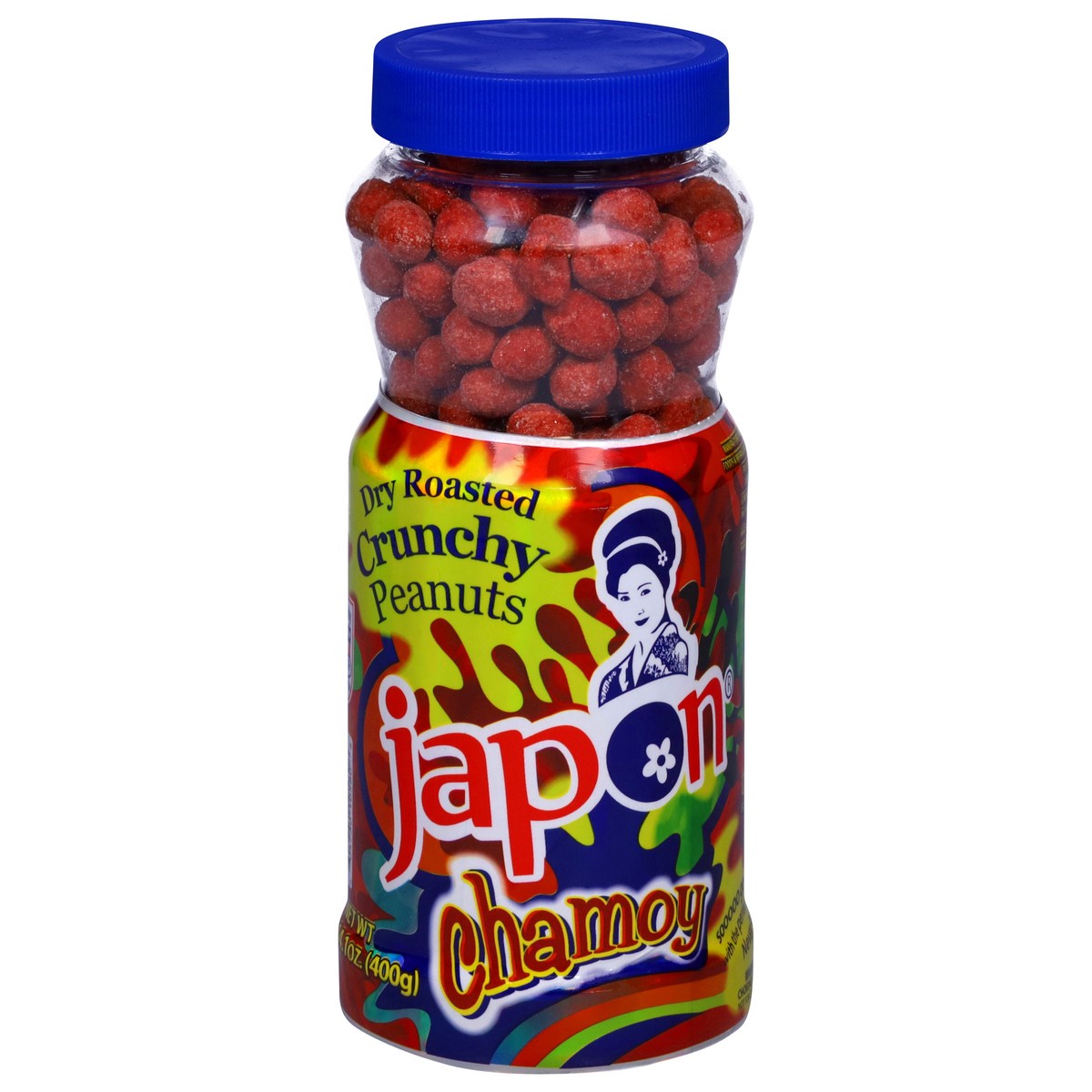 slide 1 of 14, Japon Chamoy Dry Roasted Peanuts, 14.1 oz