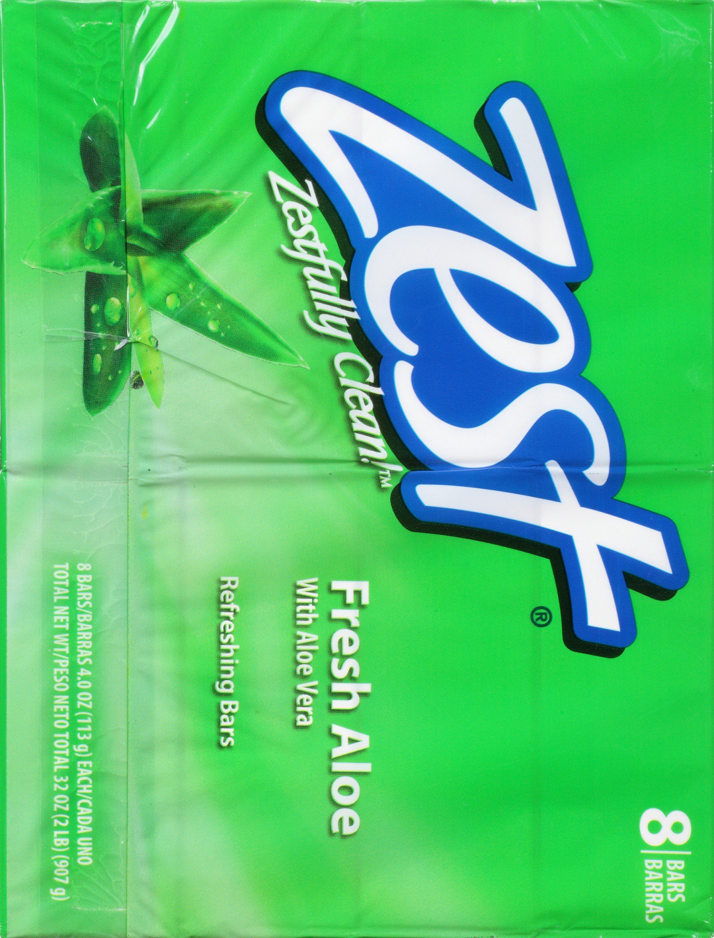 slide 6 of 7, Zest Fresh Aloe Family Deodorant Bars, 8 ct; 4 oz