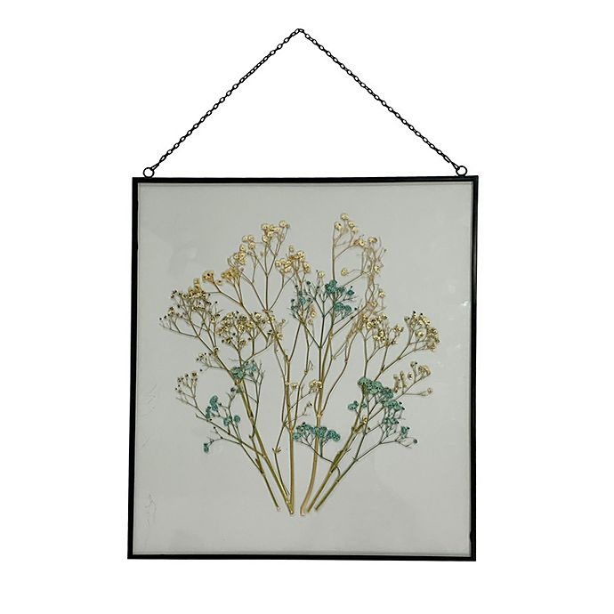 slide 1 of 1, Bee & Willow Home Pressed Flowers - Black Iron Frame, 1 ct