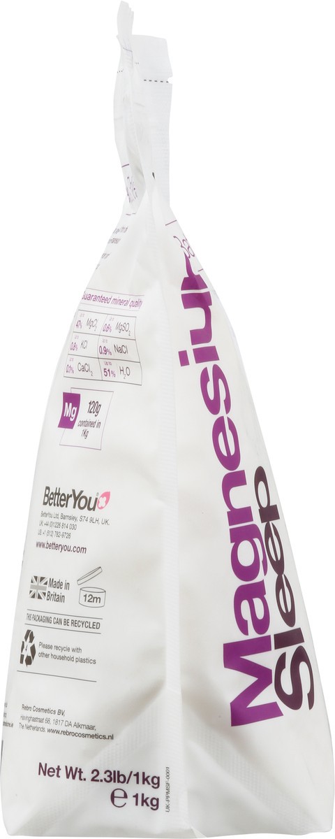 slide 7 of 9, BetterYou Magnesium Sleep Mineral Bath Flakes 2.3 lb, 2.3 lb