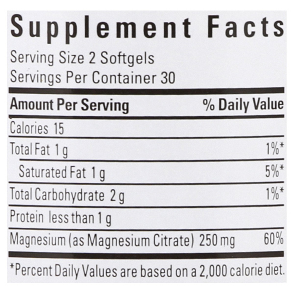 slide 3 of 12, Nature Made Magnesium Citrate 250 mg per serving, Magnesium Supplement for Muscle, Nerve, Bone and Heart Support, 60 Softgels, 30 Day Supply, 60 ct