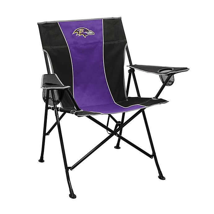 slide 1 of 1, NFL Baltimore Ravens Foldable Pregame Chair, 1 ct