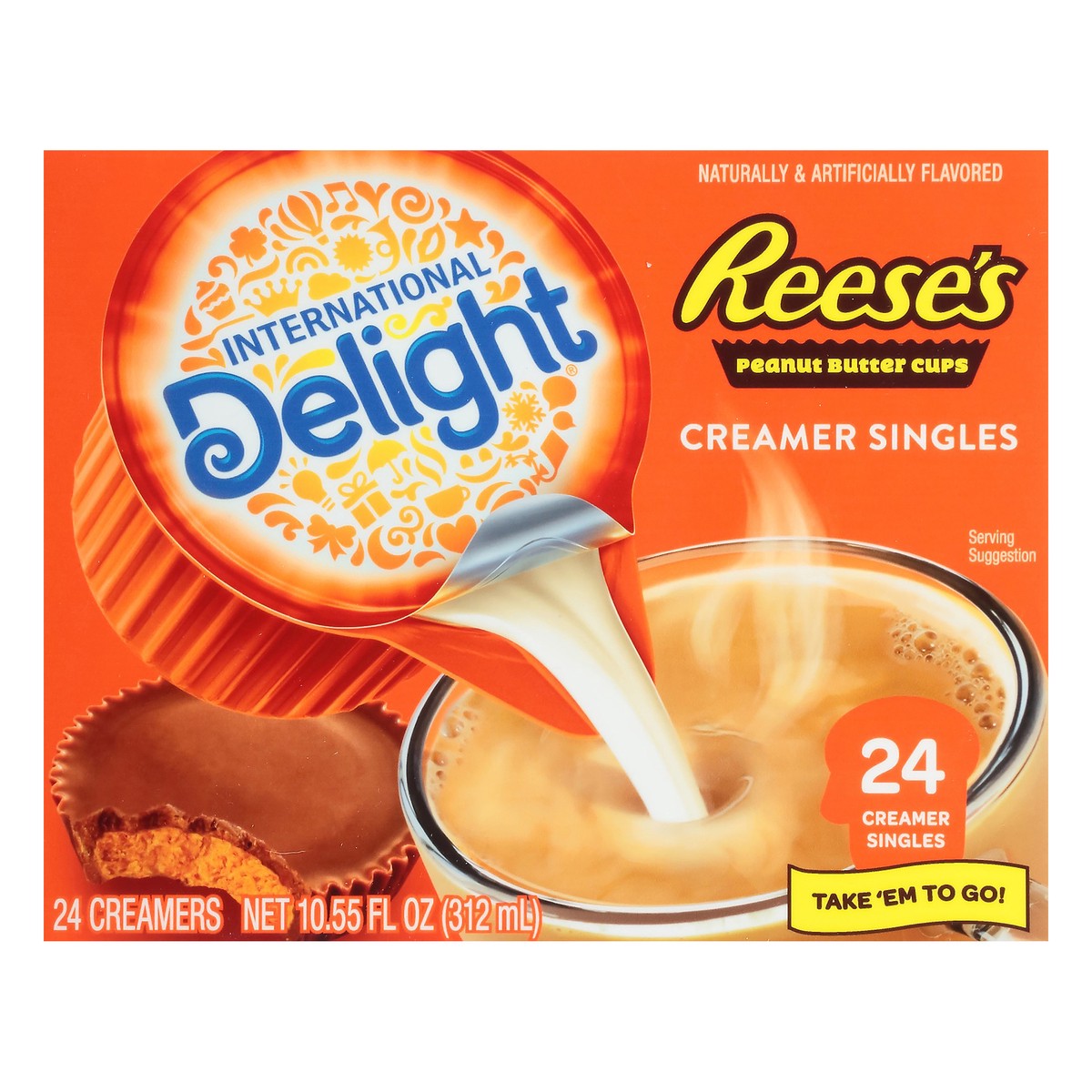 slide 6 of 9, International Delight Singles Reese's Creamer 24 ea, 24 ct