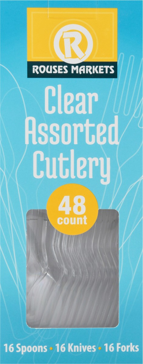 slide 9 of 10, Rouses Markets Rous Asst Cutlery, 48 ct