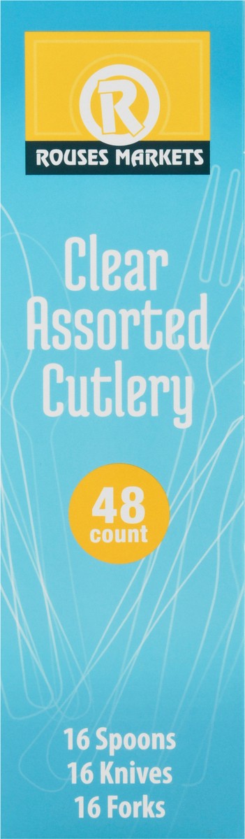slide 3 of 10, Rouses Markets Rous Asst Cutlery, 48 ct