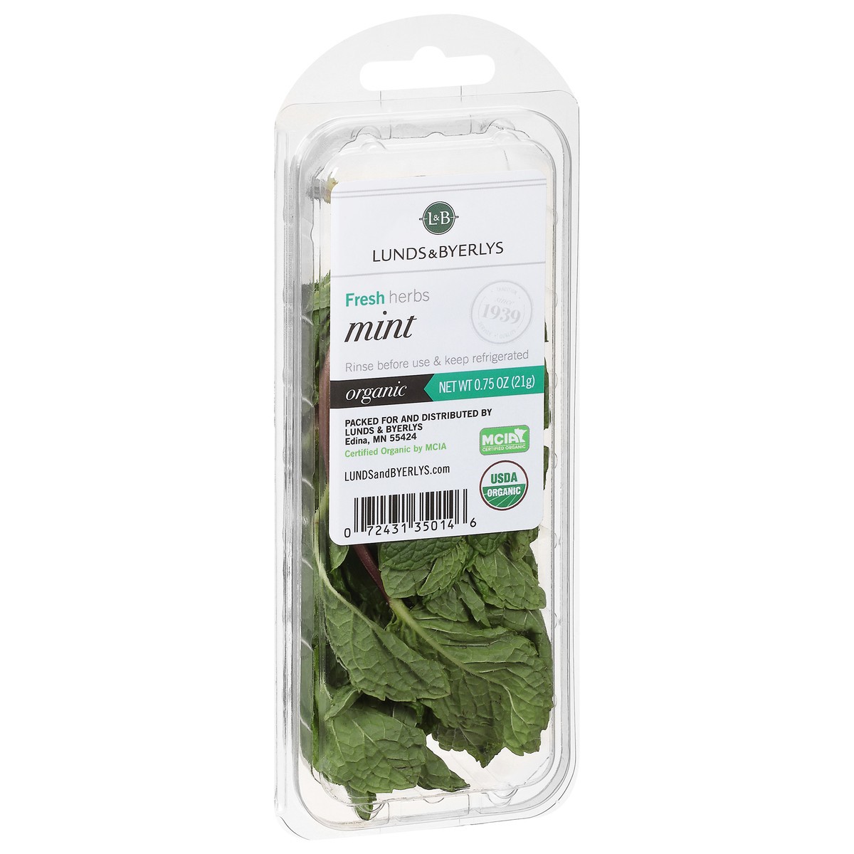 slide 4 of 11, Lunds & Byerlys Fresh Herbs Organic Mint 0.75 oz, 0.75 oz