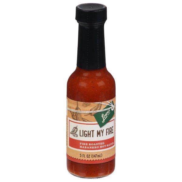 slide 1 of 1, Lowes Foods Light My Fire Fire Roasted Habanero Hot Sauce, 5 oz