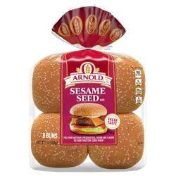 Arnold Sesame Seed Buns, 8 count, 16 oz